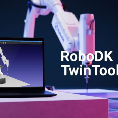 Robodk Twintool提供自动工具校准...